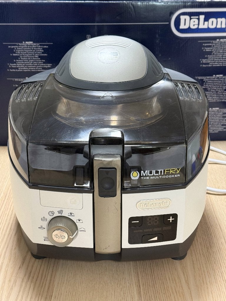 De'Longhi MultiFry Extra Chef Plus FH1396 multicooker, Ophalen of Verzenden, Gebruikt, Airfryer, 1500 gram of meer