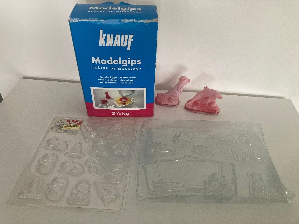 Gietvormen en modelgips kat, auto's, disney, dino, dolfijn, Ophalen of Verzenden, Zo goed als nieuw, Jongen of Meisje