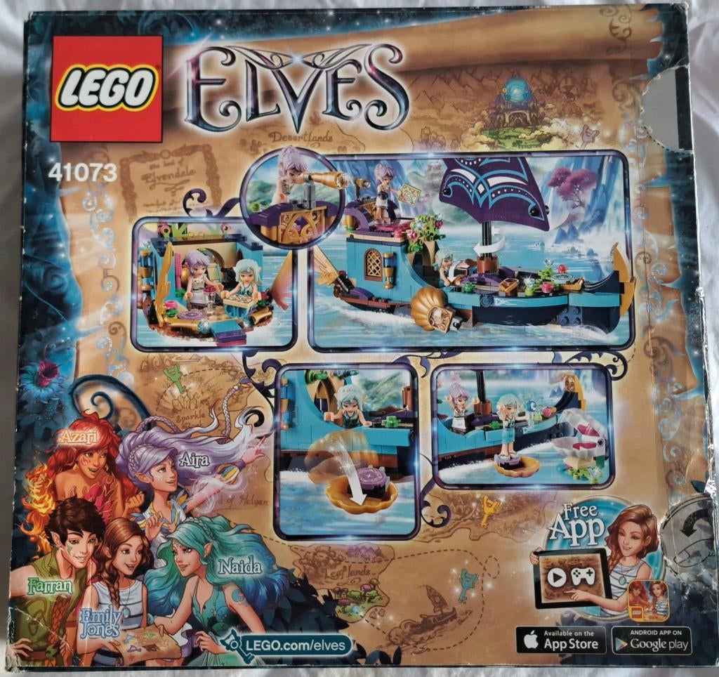 Lego Elves (nr. 41073) Naida's avonturenschip., Compleet, Overige thema's, Lego, Ophalen of Verzenden