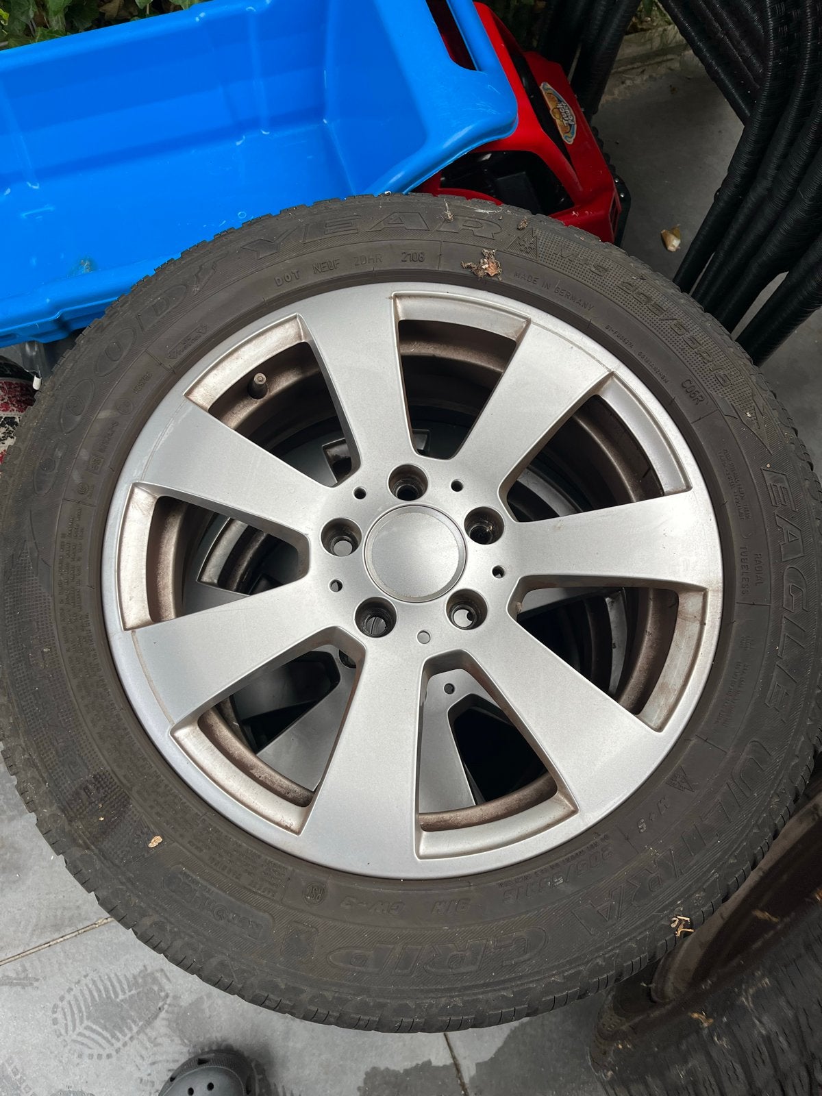 Velgen 16 inch Mercedes C klasse, Ophalen, Gebruikt, Velg(en), 16 inch