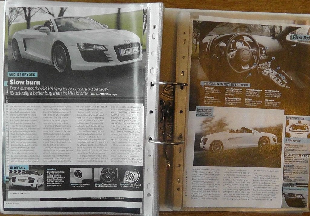 Audi R8 V8 Spyder Typ 42 ? eerst 15x autotest lezen, Boeken, Ophalen, Gelezen, Audi