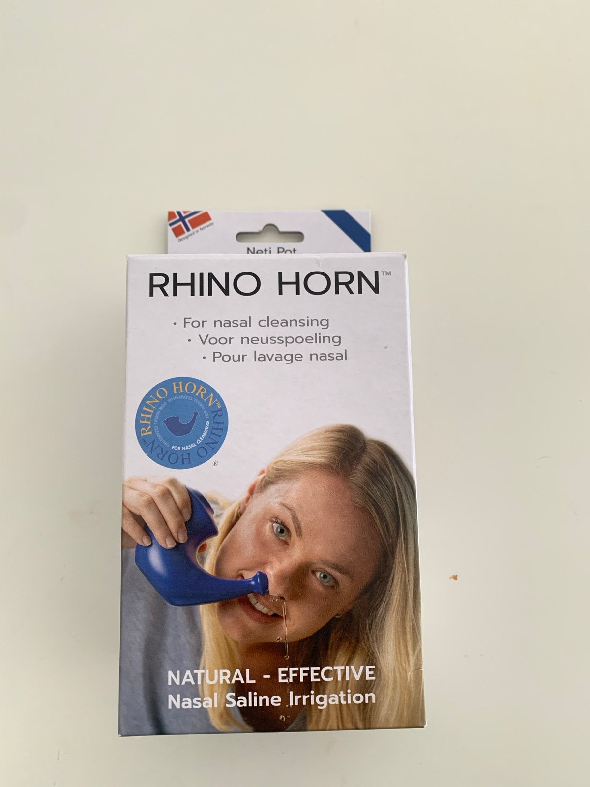 Rhino Horn Neti Pot voor neusspoeling - Nieuw in doos, Ophalen of Verzenden, Nieuw, Overige typen