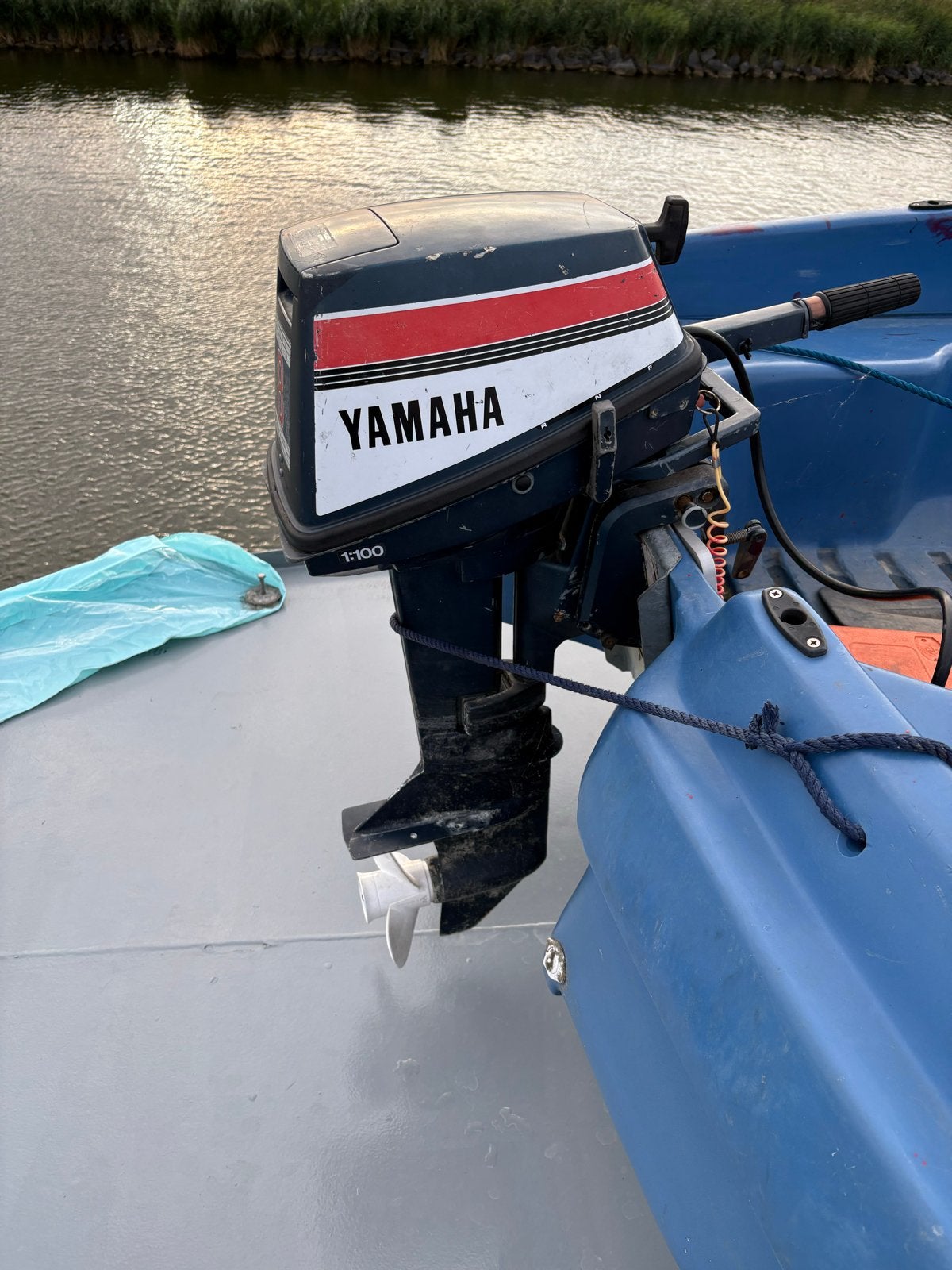 Yamaha 8 pk buitenboordmotor 2 takt 2 cilinder, Ophalen, Gebruikt, 5 tot 10 pk, Buitenboordmotor
