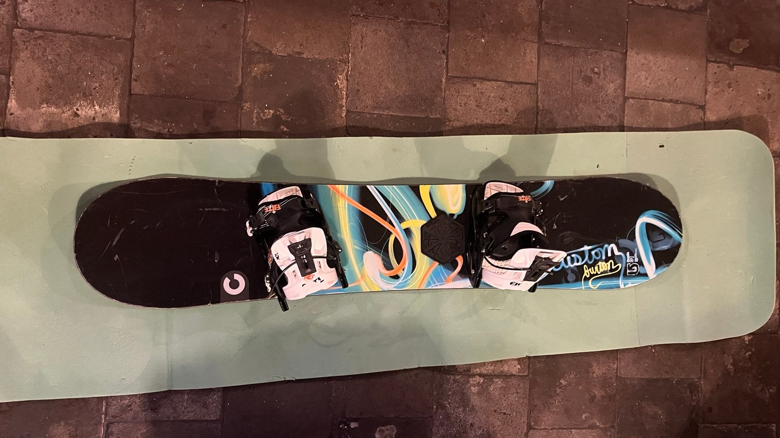 Burton Custom Snowboard met Flow bindingen, Ophalen of Verzenden, Gebruikt, Overige typen
