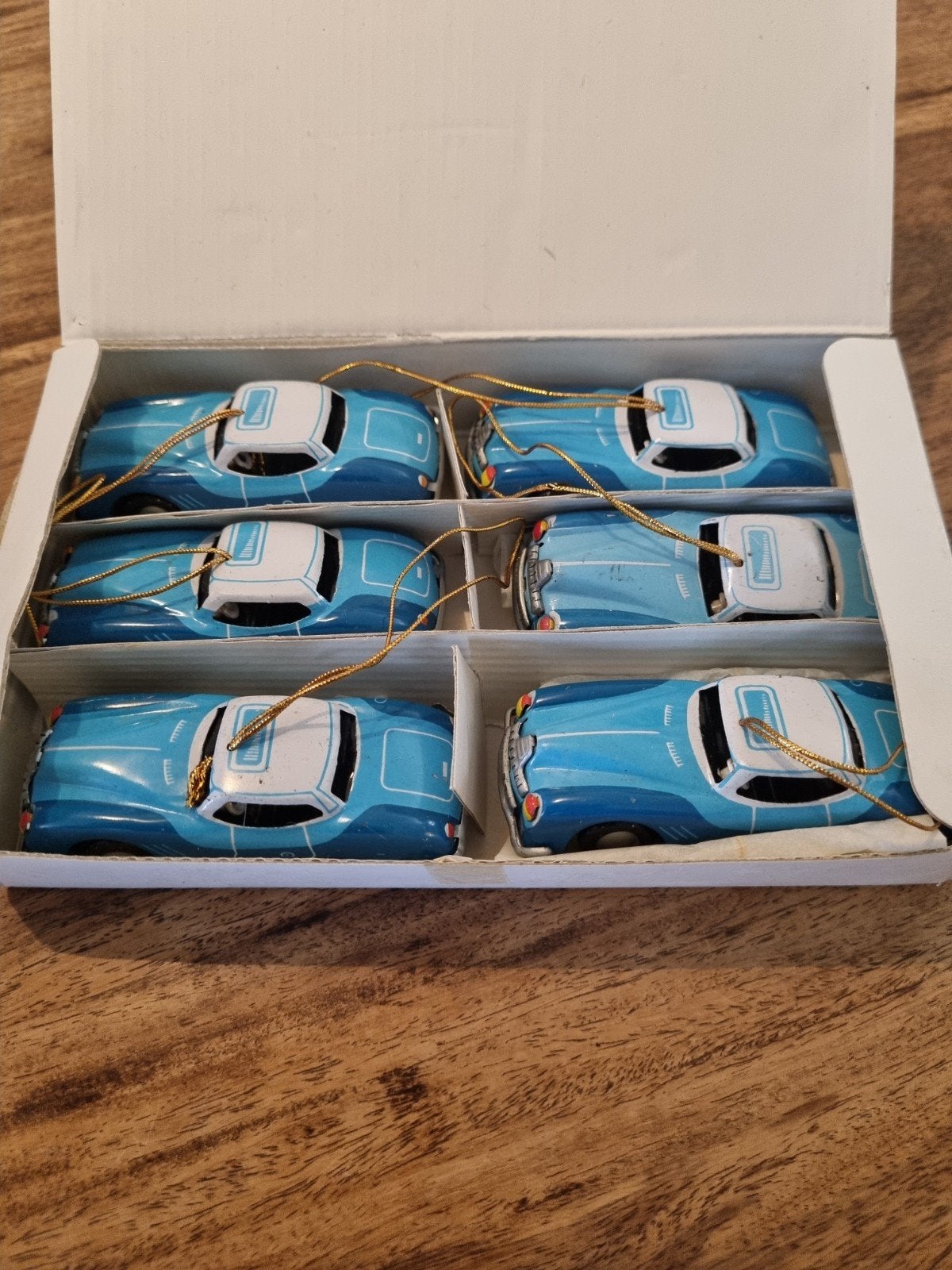 6 Penny toy blikken ornamenten, Verzamelen, Ophalen of Verzenden, Nieuw, Auto's