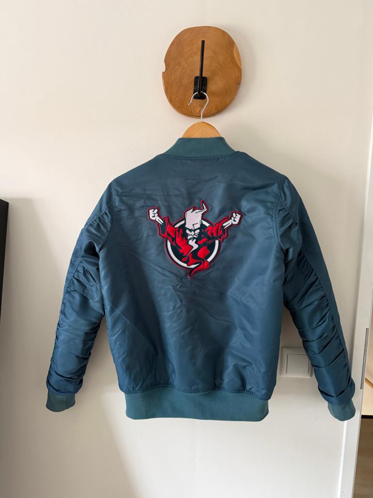 Thunderdome bomberjack - Nieuwstaat, Ophalen of Verzenden, Zo goed als nieuw, Maat 46 (S) of kleiner, Blauw