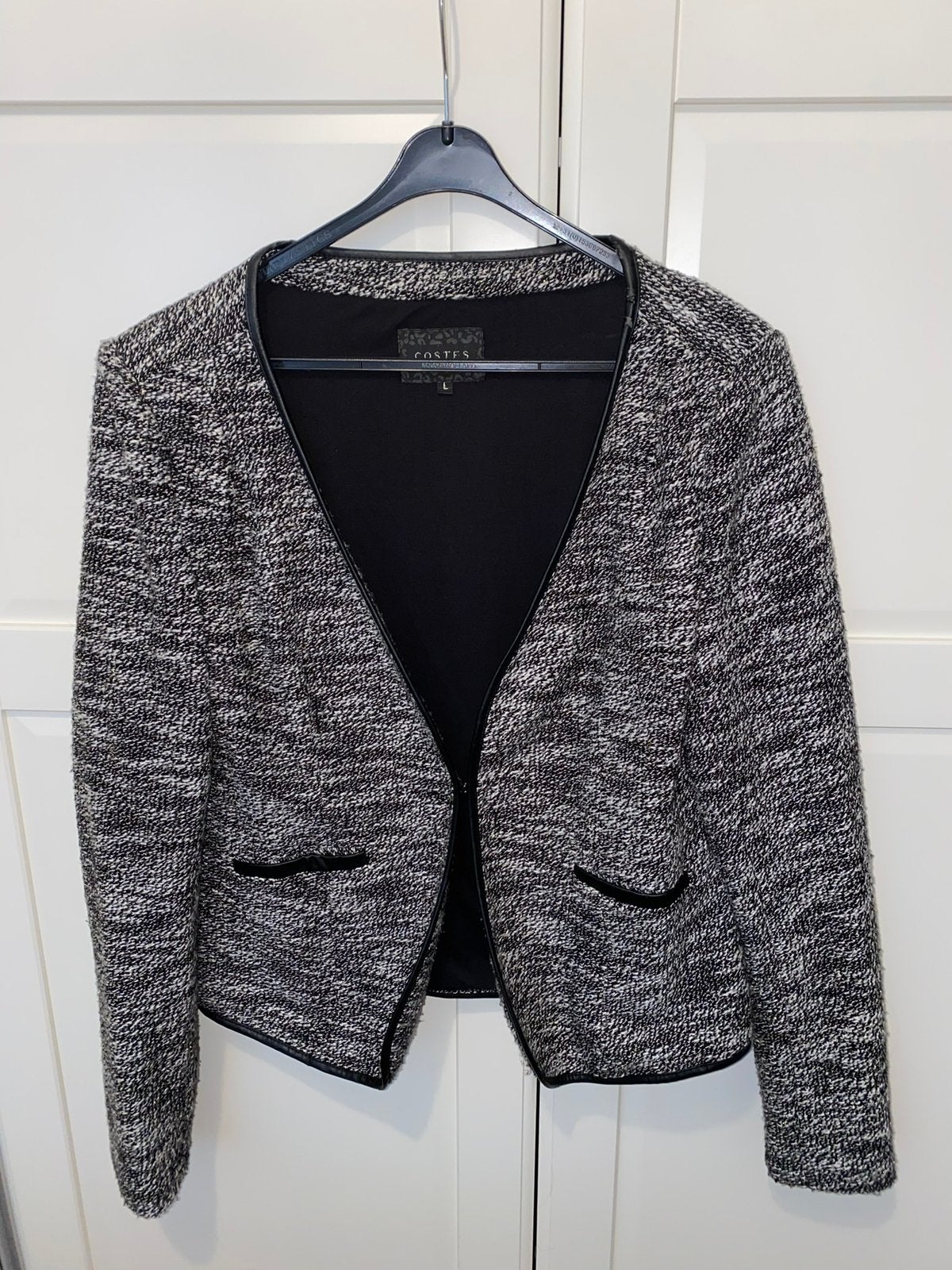 Jasje costes gewerkt, Kleding | Dames, Zwart, Maat 42/44 (L), Ophalen of Verzenden, Zo goed als nieuw