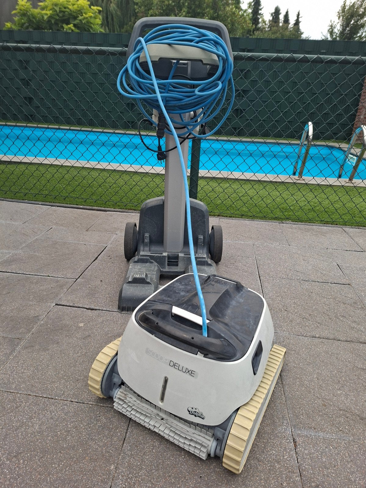 Dolphin Scoop Deluxe zwembadrobot (defect), Ophalen, Gebruikt, Overige typen