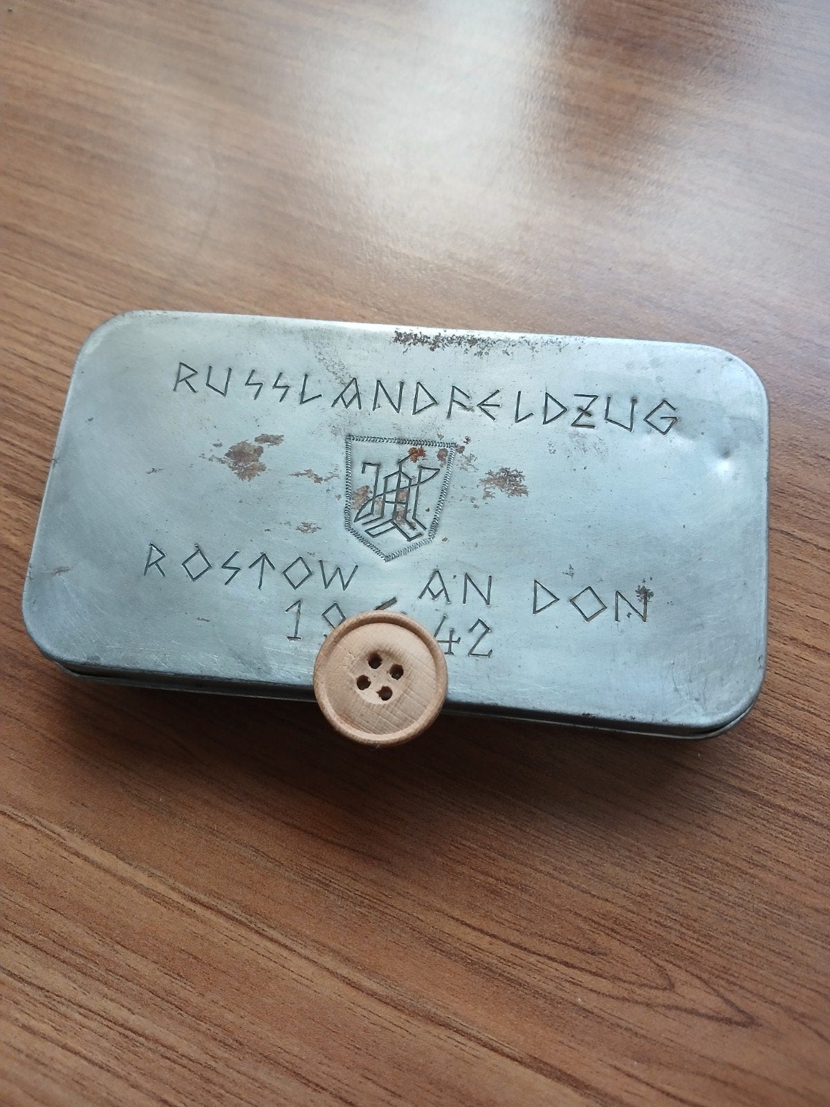 oud Duits blikje Oostfront aanmaak 1942, Ophalen of Verzenden, Duitsland