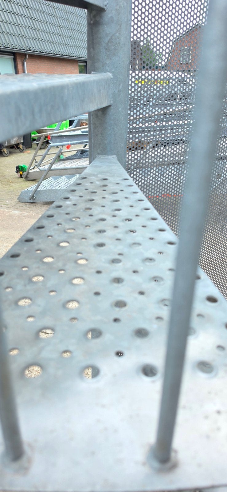 stelen wenteltrap gegalv hoog 4,67mtr nor146, Ophalen of Verzenden
