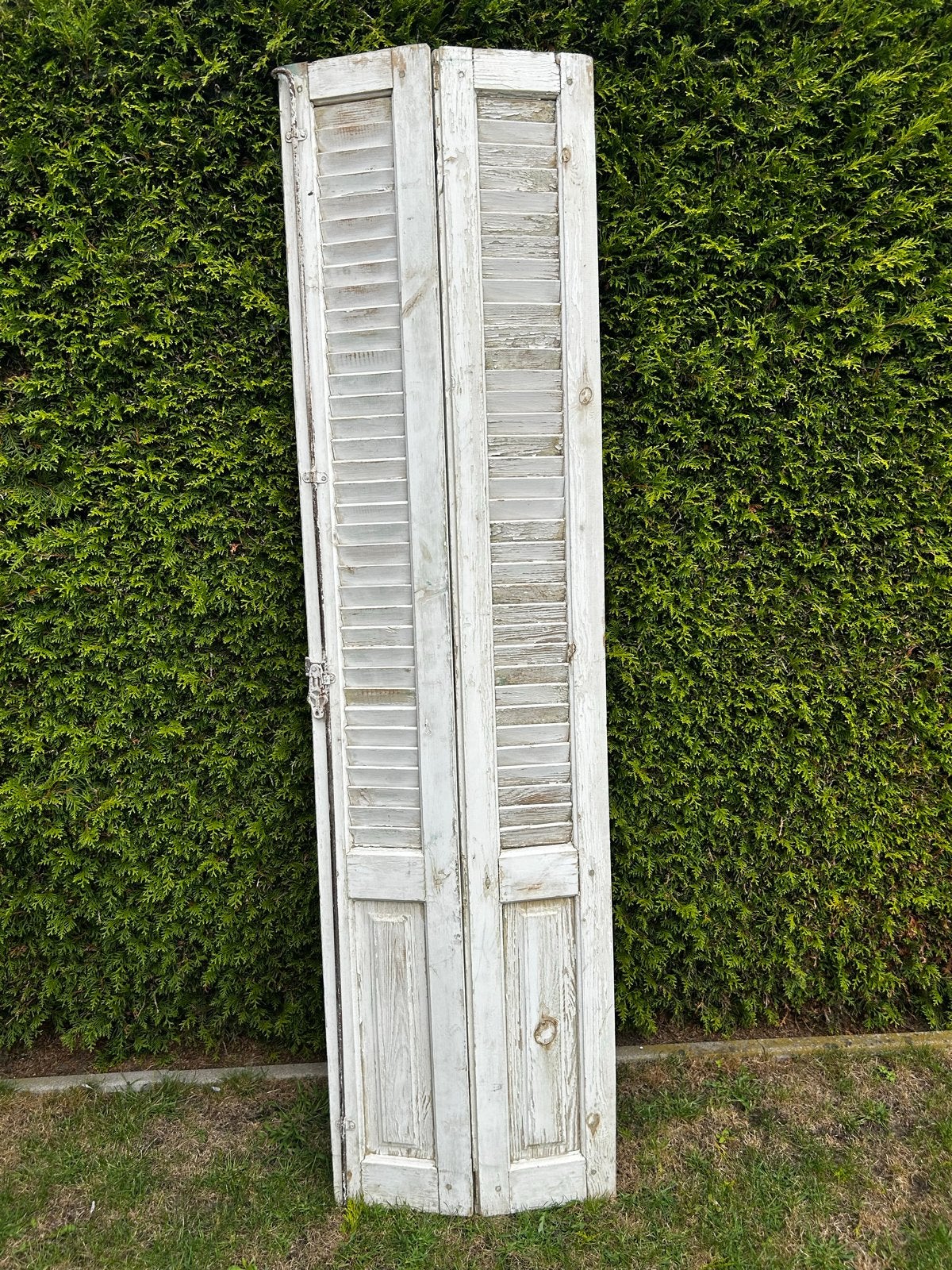 Oude landelijke Louvre deur - 210 x 57 cm, Ophalen