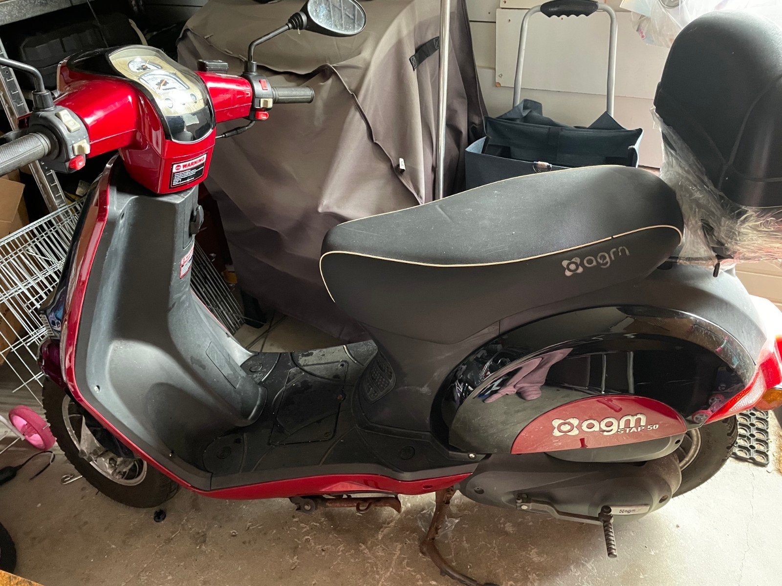 agm scooter blauw kenteken, Gebruikt, Benzine, Ophalen, Overige merken
