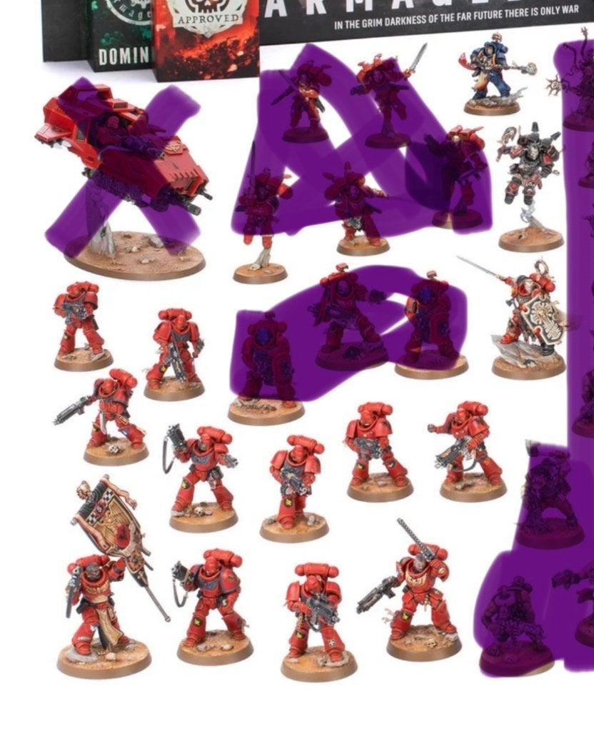Warhammer space marine lot armagaddon pre-order, Ophalen of Verzenden, Zo goed als nieuw, Warhammer