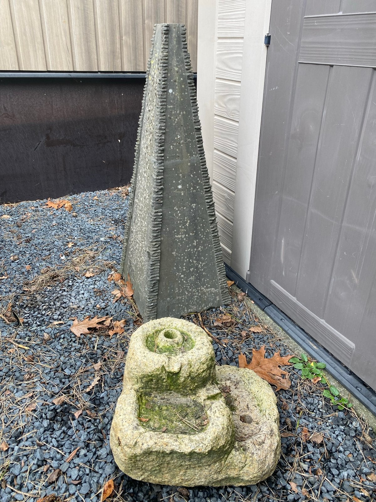 Decoratieve stenen water tuinornamenten sommige met pomp, Tuin en Terras, Tuinbeelden, Ophalen, Gebruikt, Steen, Abstract beeld