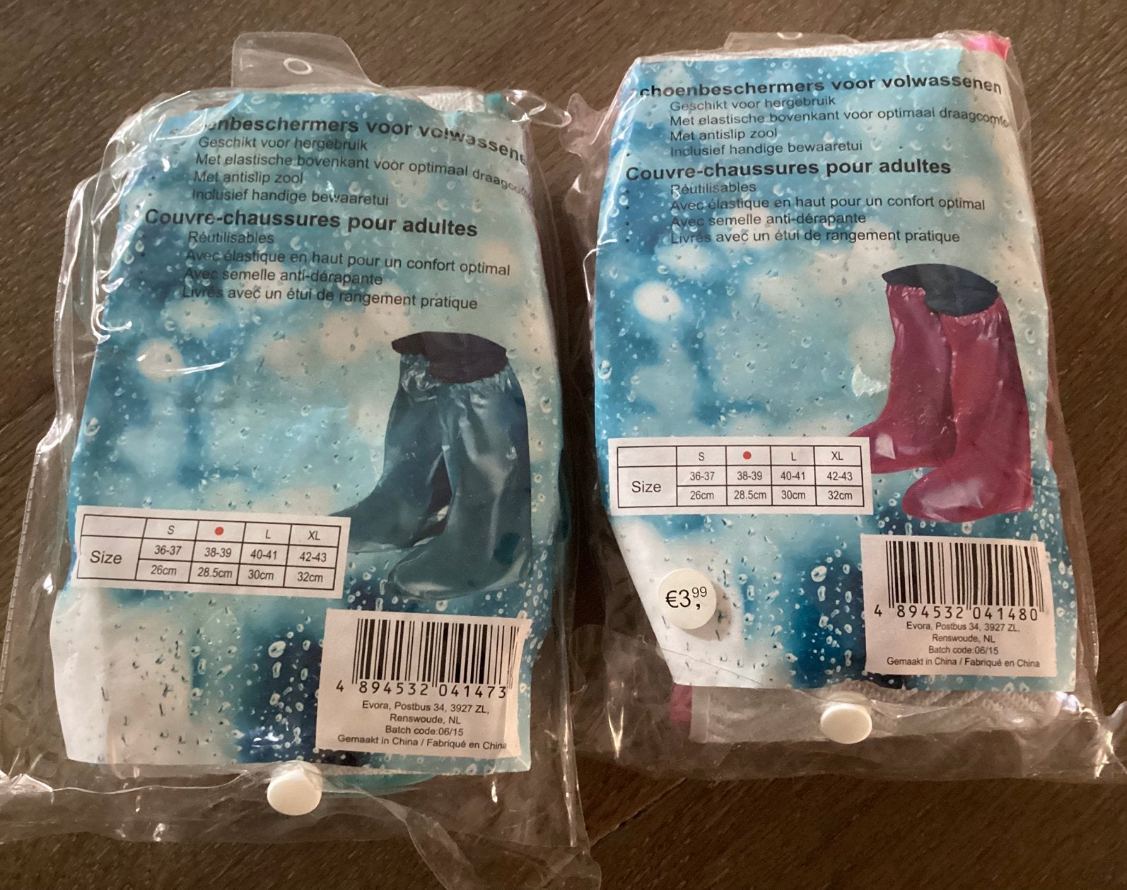 Regenbeschermers laarzen/schoenen NIEUW!38-39 ,2 x1 koop!, Ophalen of Verzenden, Nieuw, Regenlaarzen, Dames
