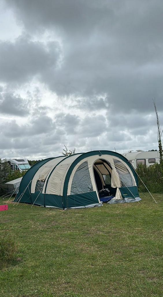 Hypercamp Impression 4 persoon van Obelink, Caravans en Kamperen, Tenten, Ophalen, Gebruikt, Tot en met 4