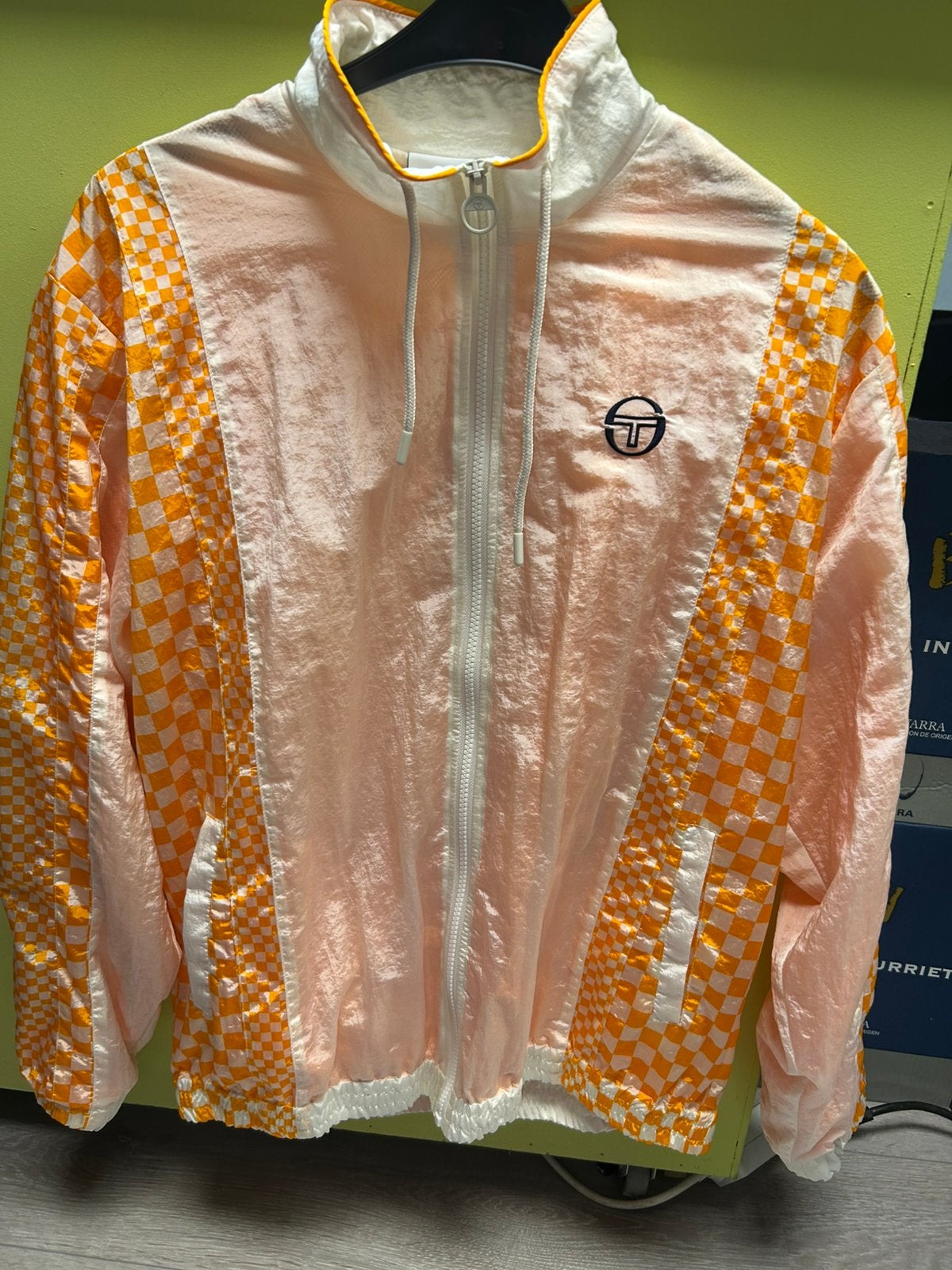 Trainingsjas Sergio Tacchini unisex nieuw, Ophalen of Verzenden, Zo goed als nieuw, Blauw, Voetbal