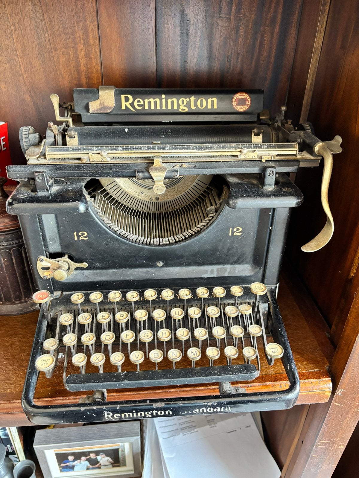 Antieke typemachine remington, Ophalen, Gebruikt