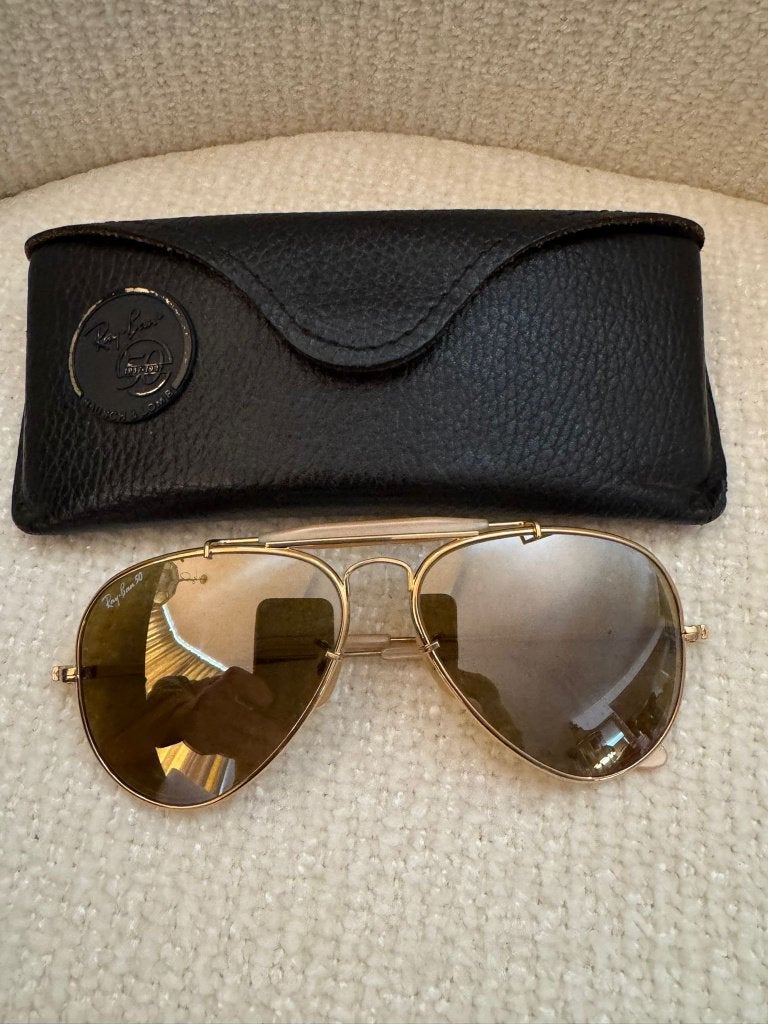 Vintage B&L Ray-Ban RB50 Outdoorsman 58 zonnebril General G2, Ray-Ban USA, Zonnebril, Overige kleuren, Ophalen of Verzenden