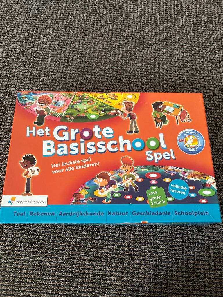 Het Grote Basisschool Spel - Educatief Bordspel, Hobby en Vrije tijd, Gezelschapsspellen | Bordspellen, Drie of vier spelers, Ophalen