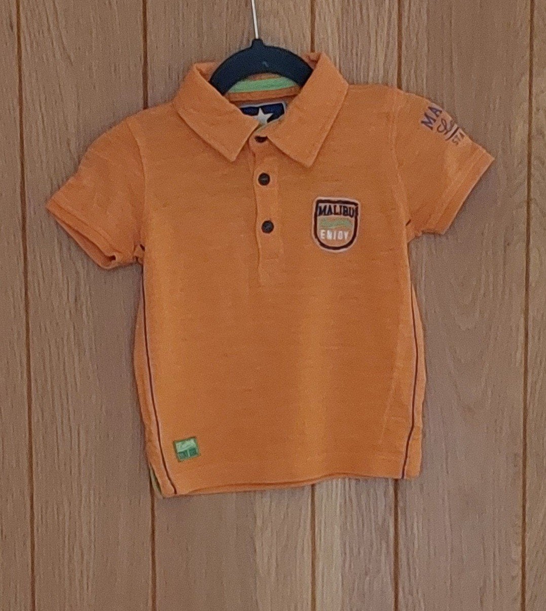 Baby Blue Oranje Polo Shirt,  Maat 74, Ophalen, Baby Blue, Zo goed als nieuw, Jongetje