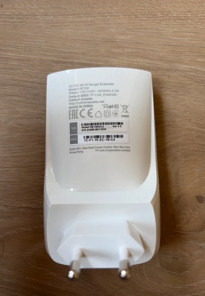 Wifi Range Extender AC750 TP-Link, Ophalen of Verzenden, Zo goed als nieuw, TP-Link Deco