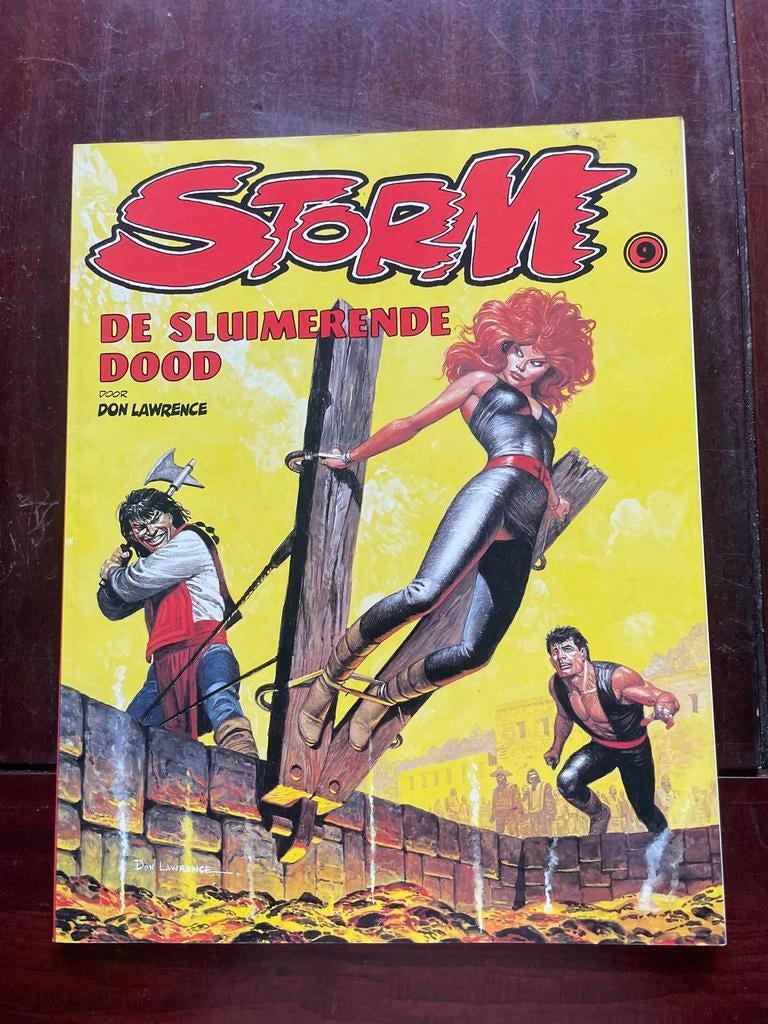 Storm 9: De Sluimerende Dood - Don Lawrence, Boeken, Eén stripboek, Ophalen, Gelezen