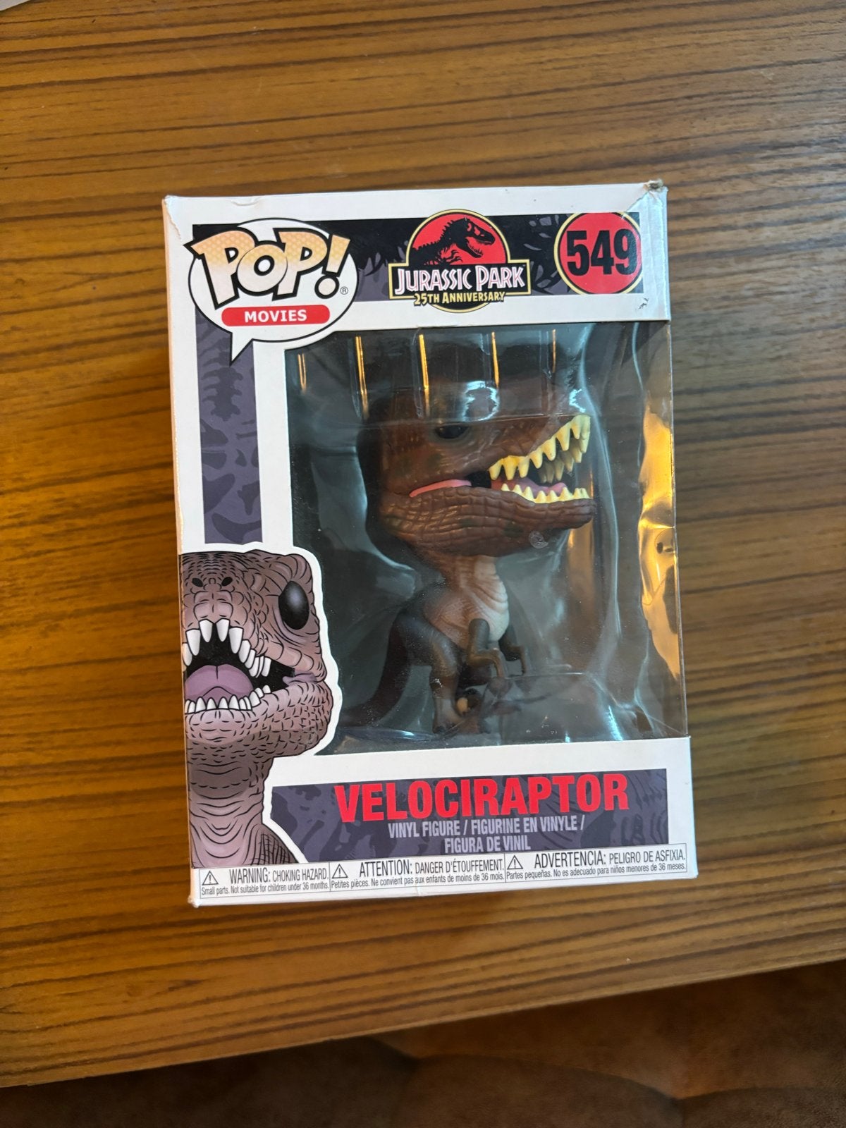 Funko Pop! Jurassic Park Velociraptor #549, Ophalen of Verzenden, Zo goed als nieuw