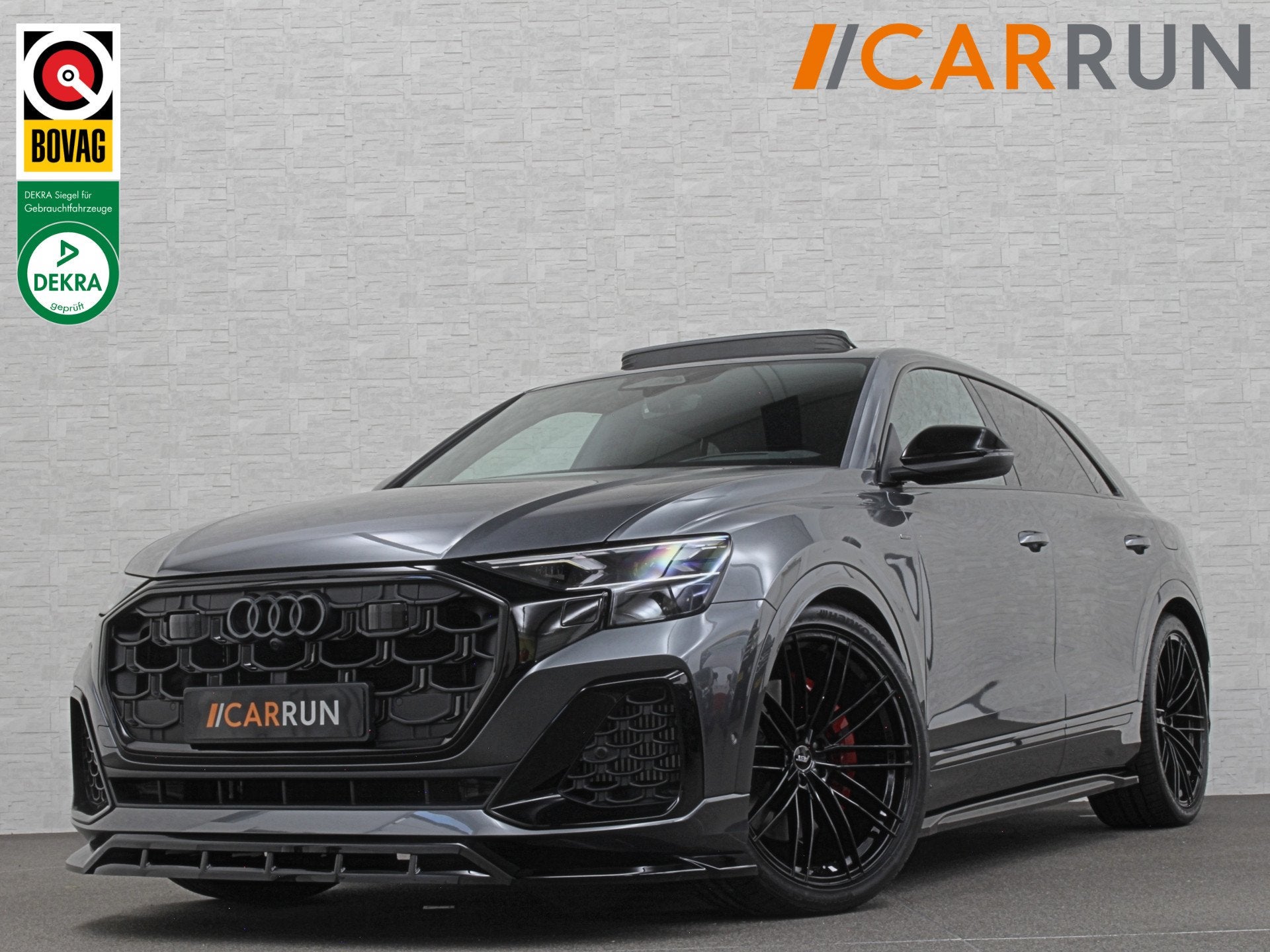 Audi Q8 60e Competition 490pk | 4WS | Massage | Carbon | Ven, Auto's, Dealer onderhouden, Gebruikt, 2995 cc, Q8