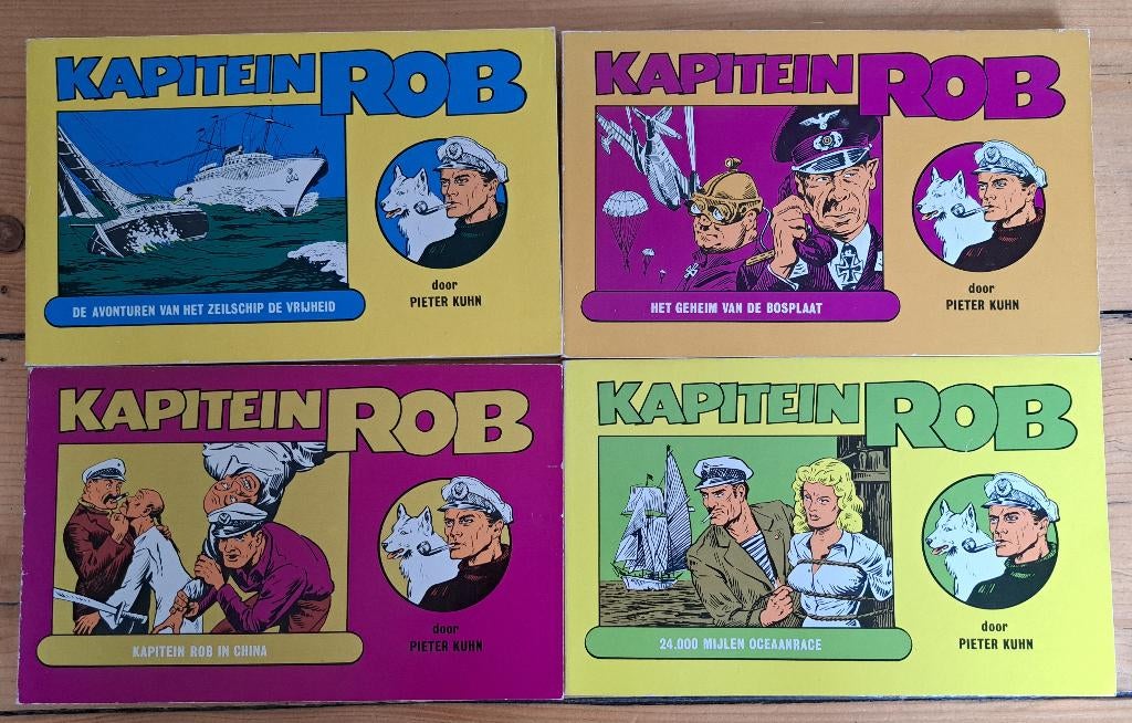 KAPITEIN ROB - Pieter Kuhn - 1971, Boeken, Gelezen, Ophalen of Verzenden, Meerdere stripboeken, Pieter Kuhn