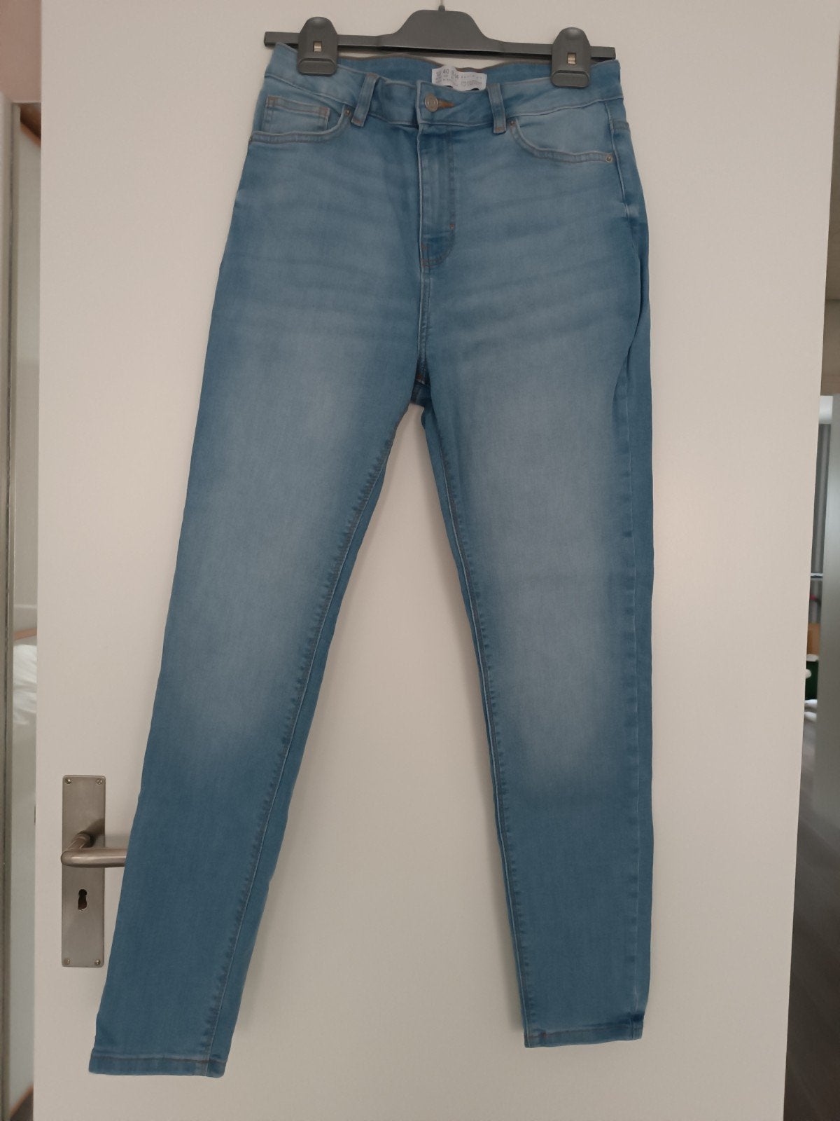 Spijkerbroek maat 40 high waist, Blauw, Primark cares, Ophalen of Verzenden, Zo goed als nieuw
