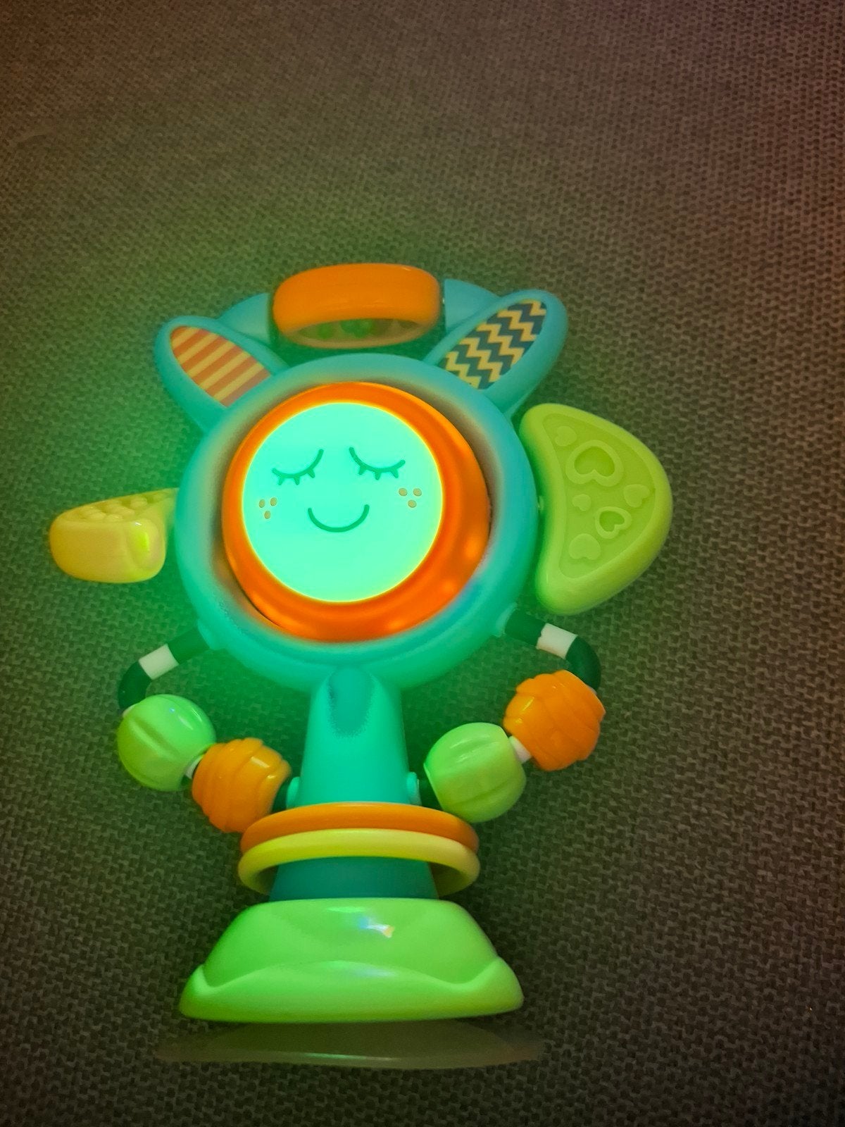 Baby speelgoed met zuignap en verlichting voor kinderstoel, Ophalen