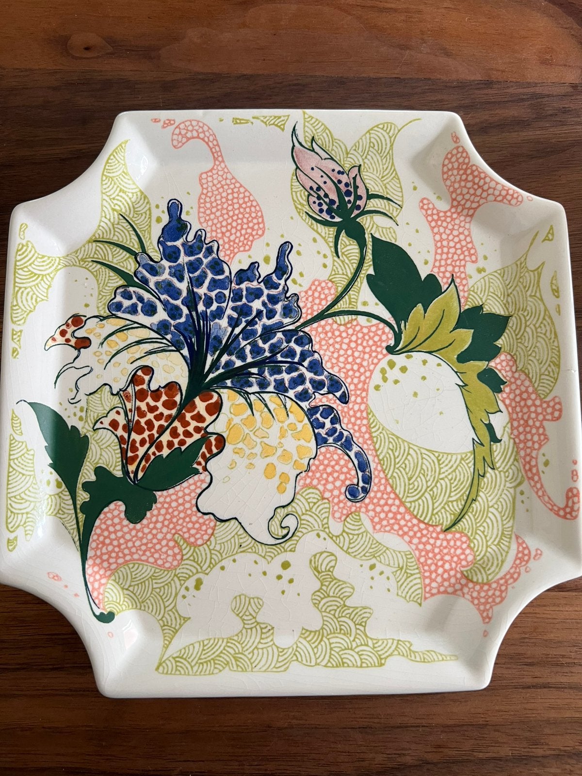 Delftse Huys Jugendstil Handgeschilderd Bord, Antiek en Kunst, Ophalen of Verzenden