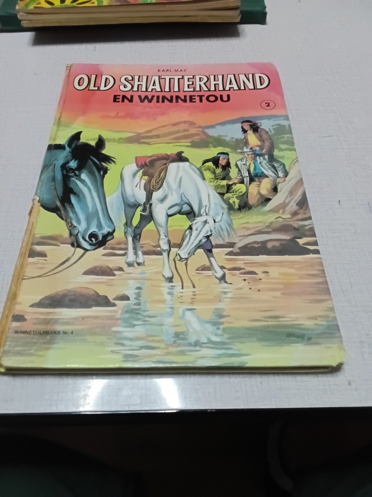 stripboek van Old Shatterhand en Winnetou,deel 2,1e druk., Eén stripboek, Ophalen