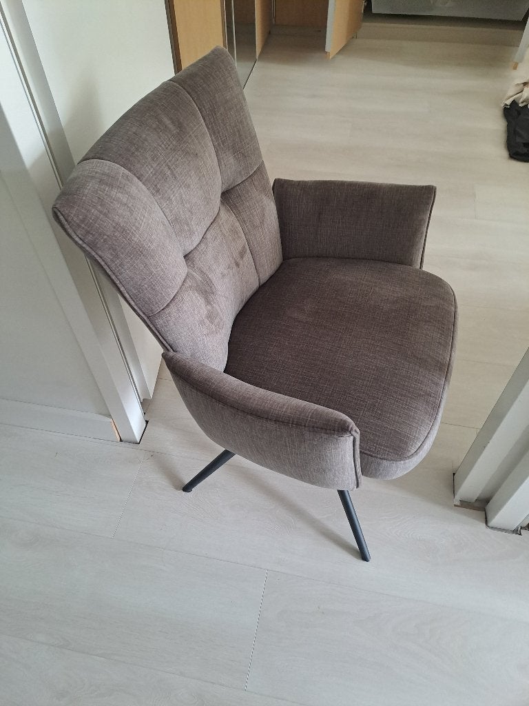bureaustoel, zithoekstoel, beige, suede, heel uniek, Ophalen, Overige kleuren, Nieuw, Eén