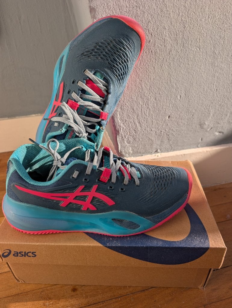 Asics Gel Resolution X padel shoes  size 40,5, Ophalen of Verzenden, Gebruikt, Padelschoenen