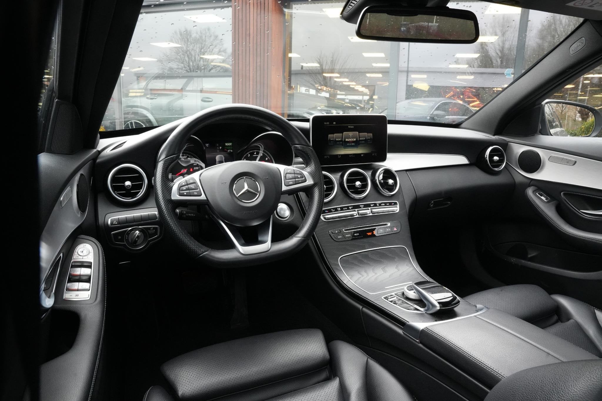 Mercedes-Benz C-klasse 350 e AMG Luchtvering Panoramadak Cru, Automaat, Gebruikt, Euro 6, Hybride Elektrisch/Benzine