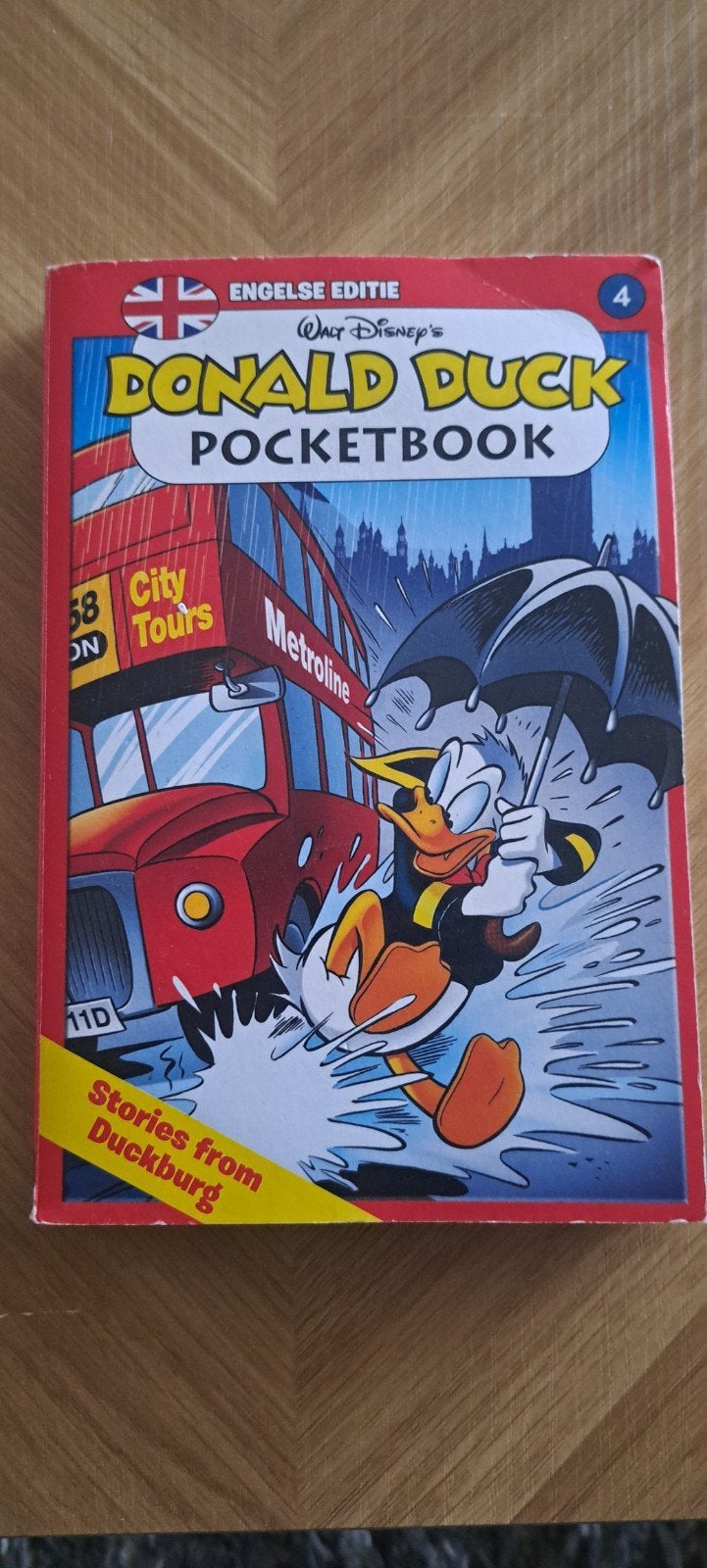 Donald Duck Pocketbook Engelse Editie -Stories from Duckburg, Ophalen, Zo goed als nieuw, Walt Disney, Eén stripboek