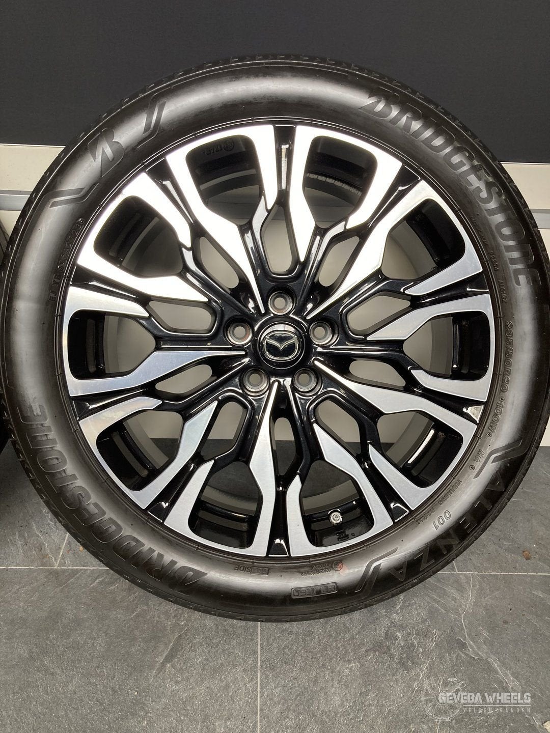 20” originele Mazda CX60 CX80 velgen + banden 5x114.3 KR9P-V, Auto-onderdelen, Gebruikt, -, -, Banden en Velgen