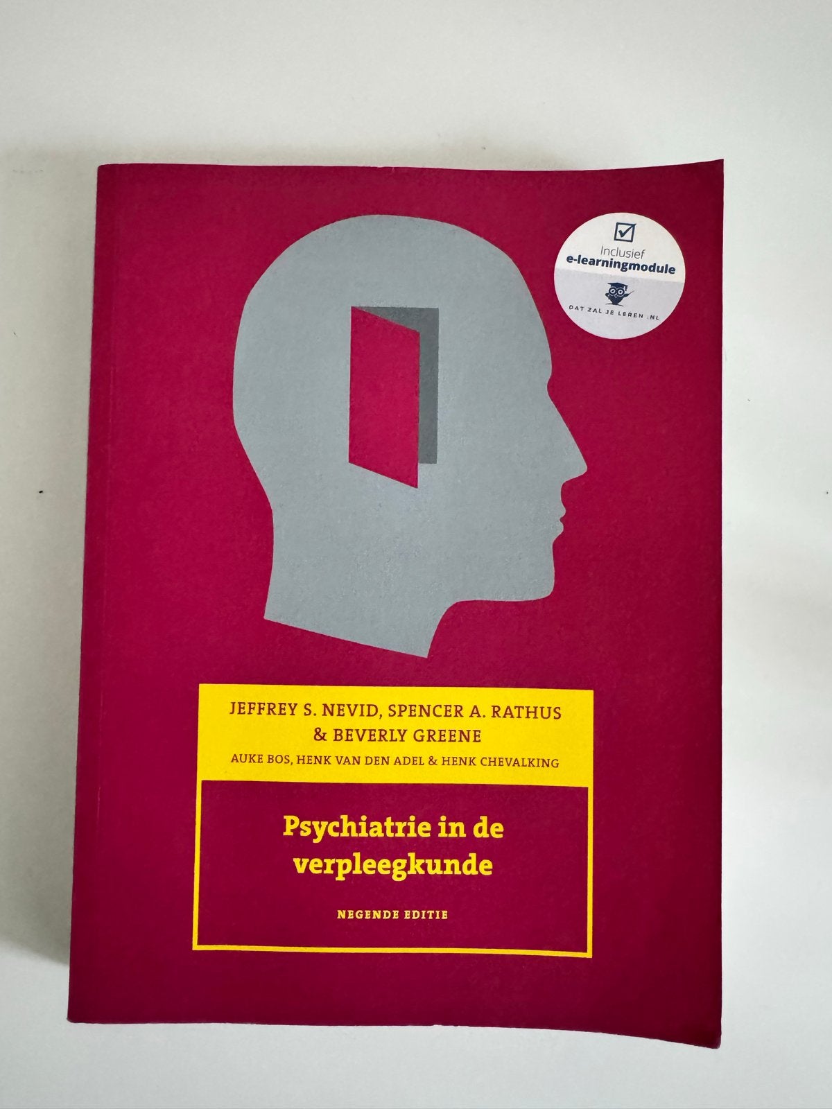 Psychiatrie in de verpleegkunde - Negende editie, Boeken, Ophalen of Verzenden, Gamma, Zo goed als nieuw, HBO