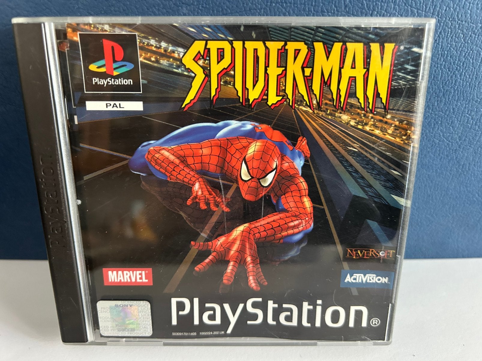 SPIDER-MAN / Playstation 1 / PS1 ps1, Spelcomputers en Games, Games | Sony PlayStation 1, 1 speler, Ophalen of Verzenden, Zo goed als nieuw
