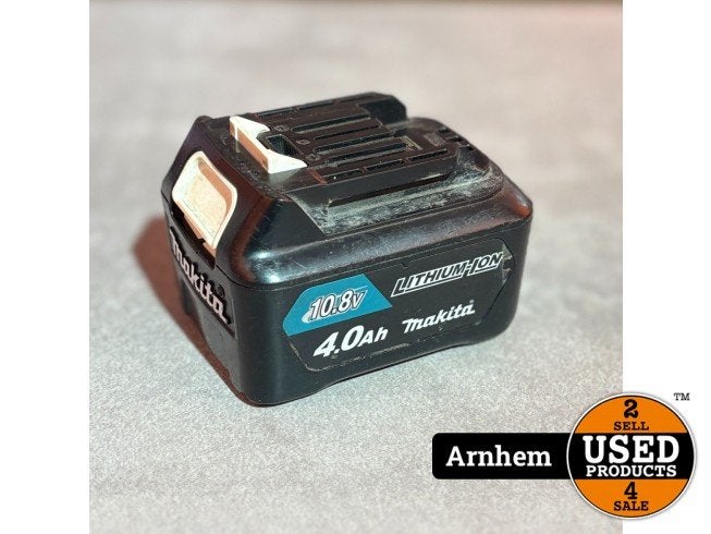 Makita BL1040B 10.8V CXT 4.0Ah Accu | Nette staat, Makita, Zo goed als nieuw, Support@makita.com, Makita Corporation, 3-11-8, Sumiyoshi-cho, 
Anjo, Aichi 446-8502
Japan