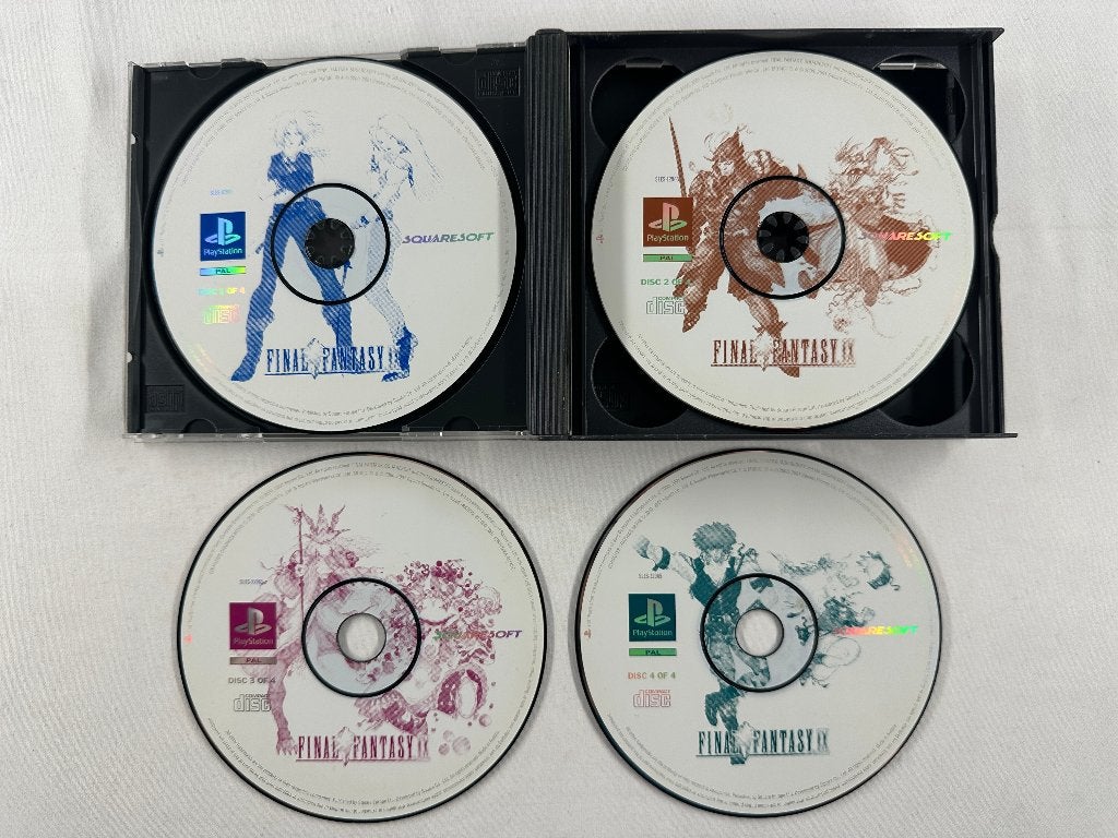 Final Fantasy IX Playstation 1 - 4x losse disc - PS1, Gebruikt, Playstation, 1 speler, Onbekend
