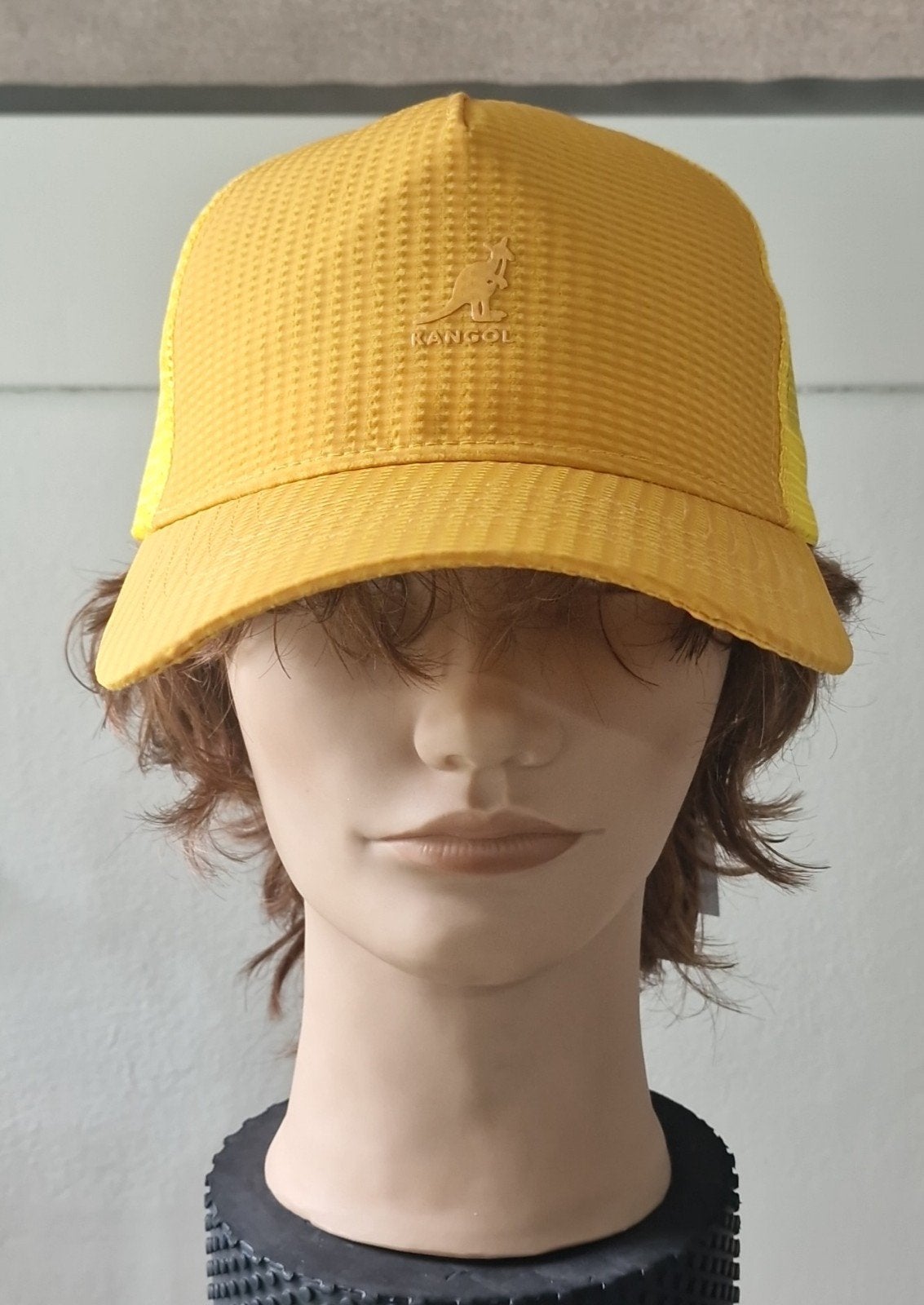 Kangol Gele Trucker Pet - Nieuw met labels, Ophalen, Nieuw, One size fits all, Pet