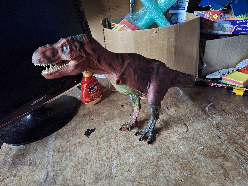 Vintage Kenner Jurassic Park Electronic T-Rex 1993, Ophalen of Verzenden, Gebruikt