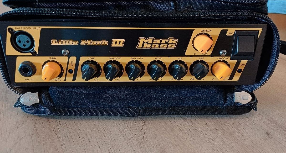 Markbass Little Mark III basversterker, Ophalen of Verzenden, Zo goed als nieuw