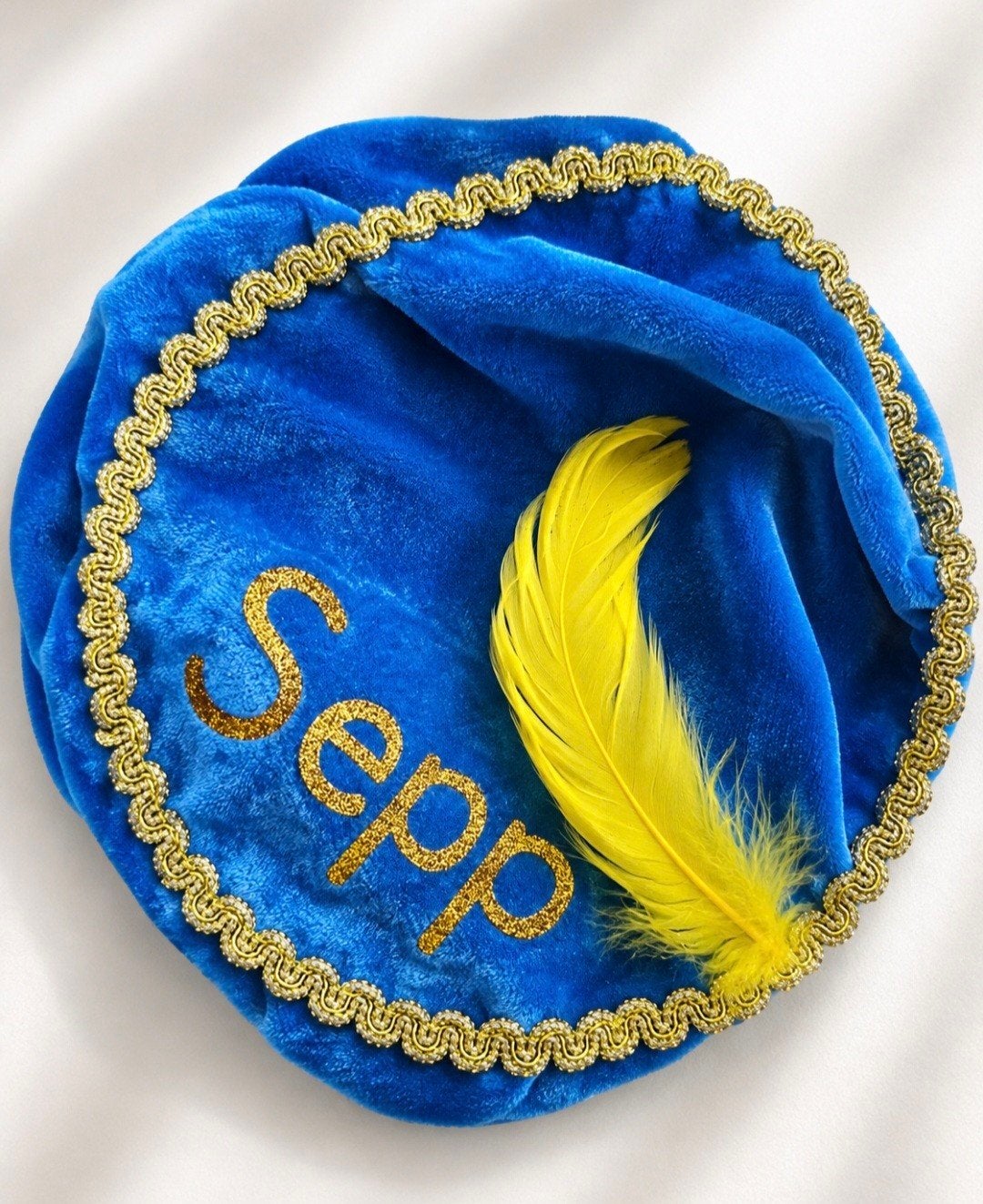 gepersonaliseerde pietenmuts Blauw, Ophalen of Verzenden