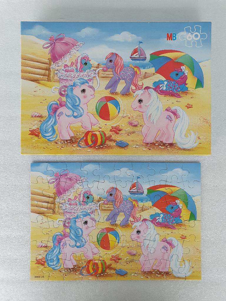 Puzzel: My Little Pony (MB, 1989), Ophalen of Verzenden, Gebruikt