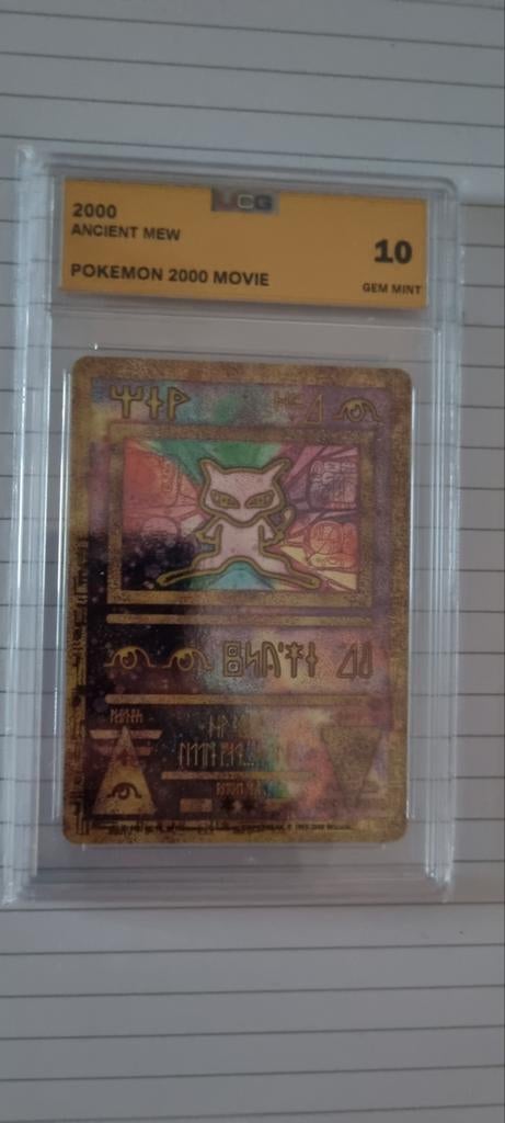 EXTREEM ZELDZAAM! Ancient mew 1995 GRADED 10!!!, Ophalen of Verzenden, Zo goed als nieuw