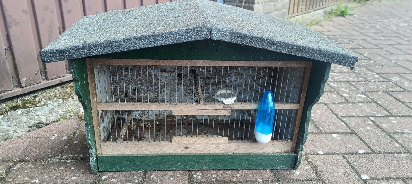 Zang of vinken kooi, Dieren en Toebehoren, Ophalen, Gebruikt, Hout, Vogelkooi